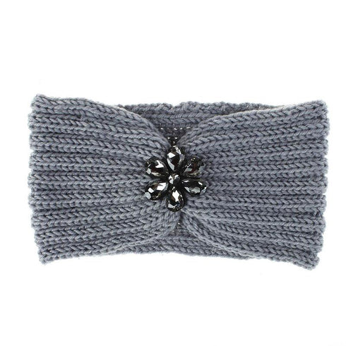 Bandeau cheveux bijou en laine modèle Aleksa